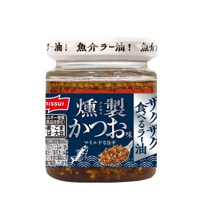 Crunchy Crunch Chili Oil with Smoked Bonito Flavor