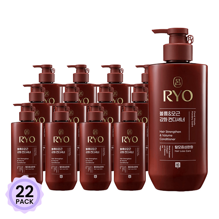 Ryo 吕 滋养强健发根丰盈秀发护发素 480 毫升*22 包