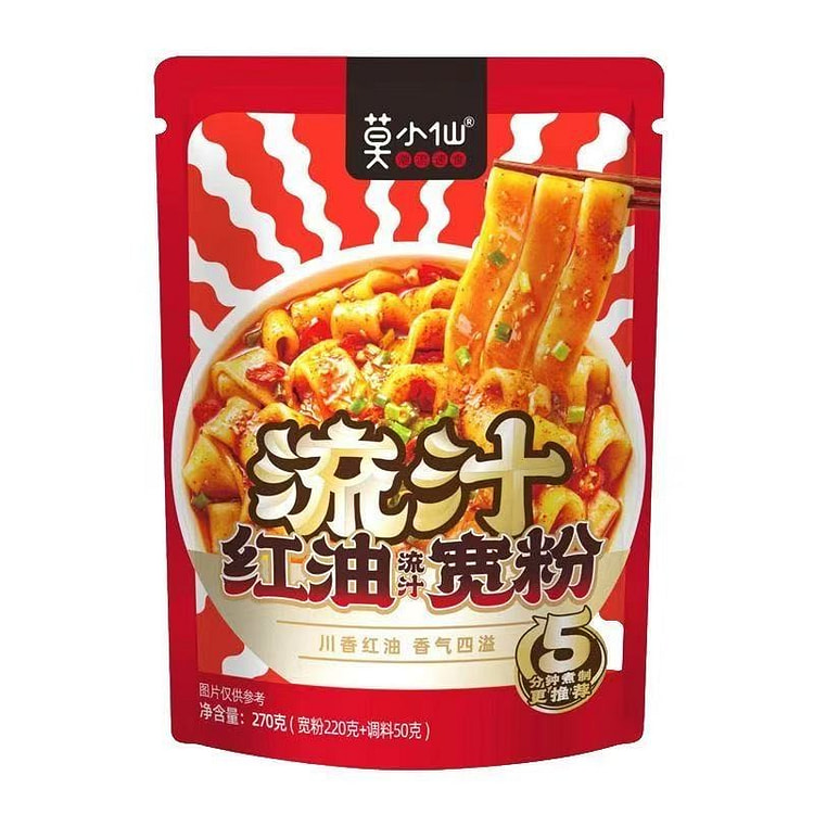270g bag of wide potato noodles in spicy oil 270 g