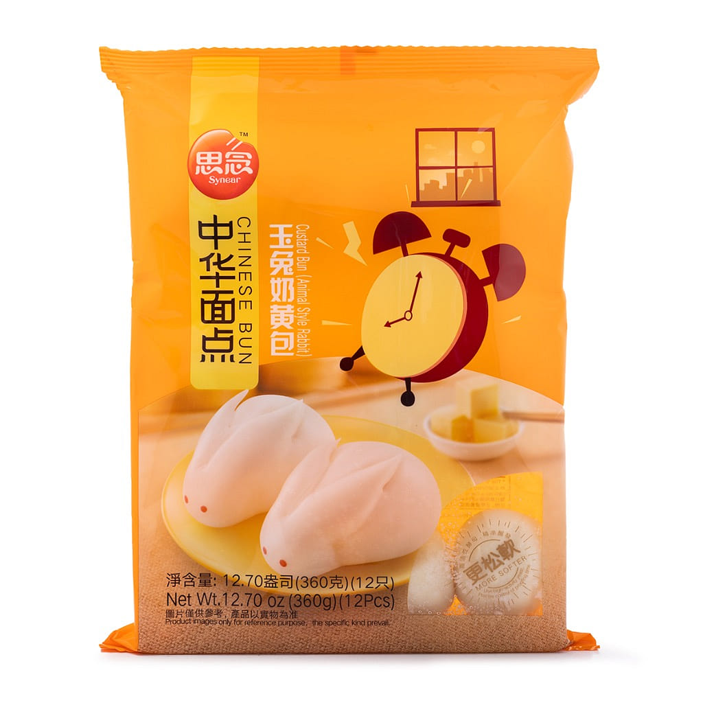 思念 玉兔奶黄包 冷冻 360 克