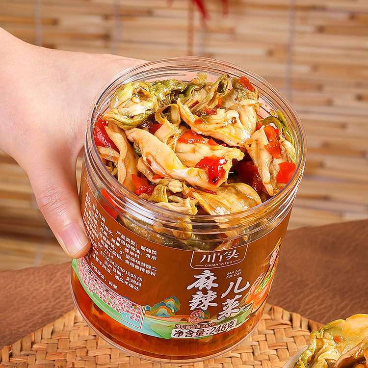 川丫头麻辣儿菜菱角菜 248g*1罐装