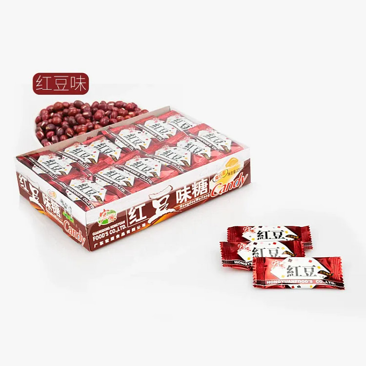 Hongyuan Red Bean Filled Candy 320g 320 g