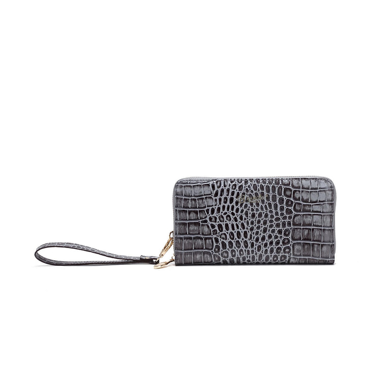 Croci Classy Wristlet Black Wallet [RCW9568-BK]