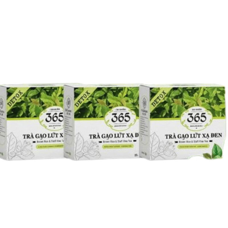 [Cozy] Trà Gạo Lứt Xạ Đen, 30g hộp (20 túi) x 3 hộp – Thanh lọc, giải nhiệt