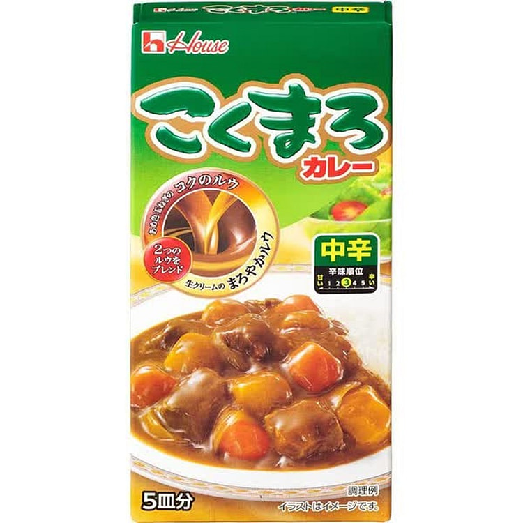 Kokumaro Curry Medium Spicy Roux by House 88g