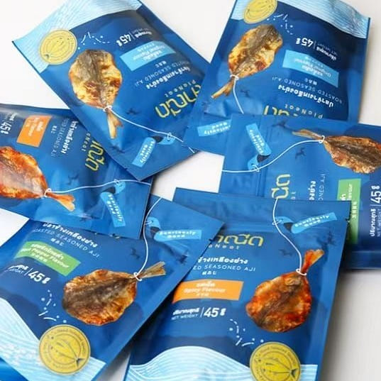 Thai banzai Fish Spicy 35g instant snack 35 g