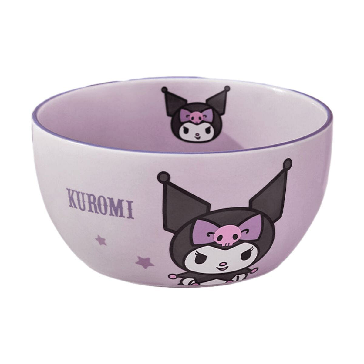 Ceramic Noodle Bowl – Kuromi (6 Inches) 1 count