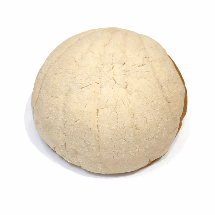 Vanilla Concha Pan Dulce Sweet Bread (White) 1 count