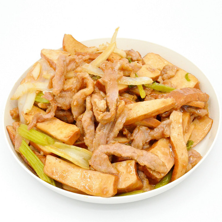 中芹香干肉丝