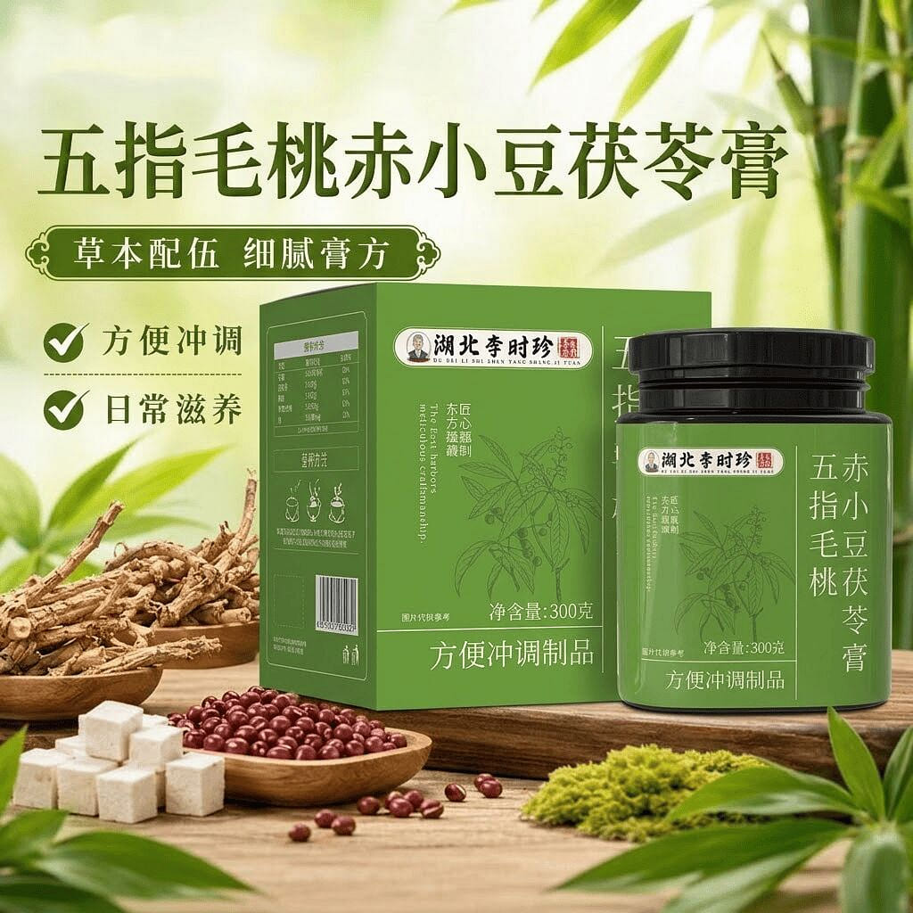 Wuzhimaotao & Poria Paste,Adzuki Bean Paste 1 can