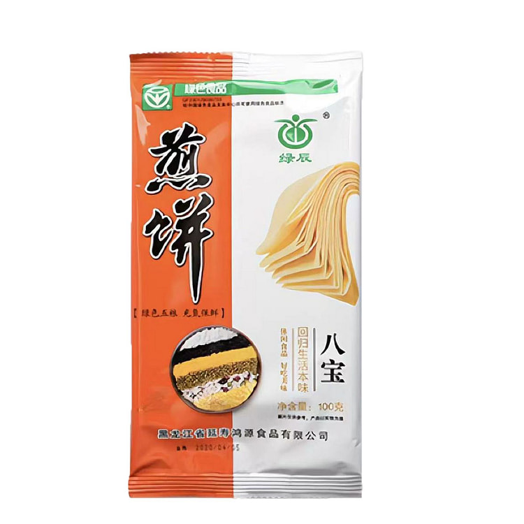 绿辰 八宝粗粮手工酥脆煎饼 老人小孩都爱吃 100 克