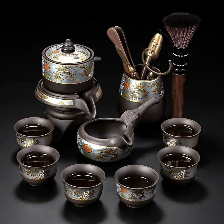 紫砂茶具六杯+茶道1套 1 包