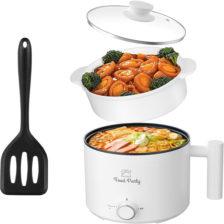 Hot Pot Electric for Cooking Ramen Cooker 1.8L