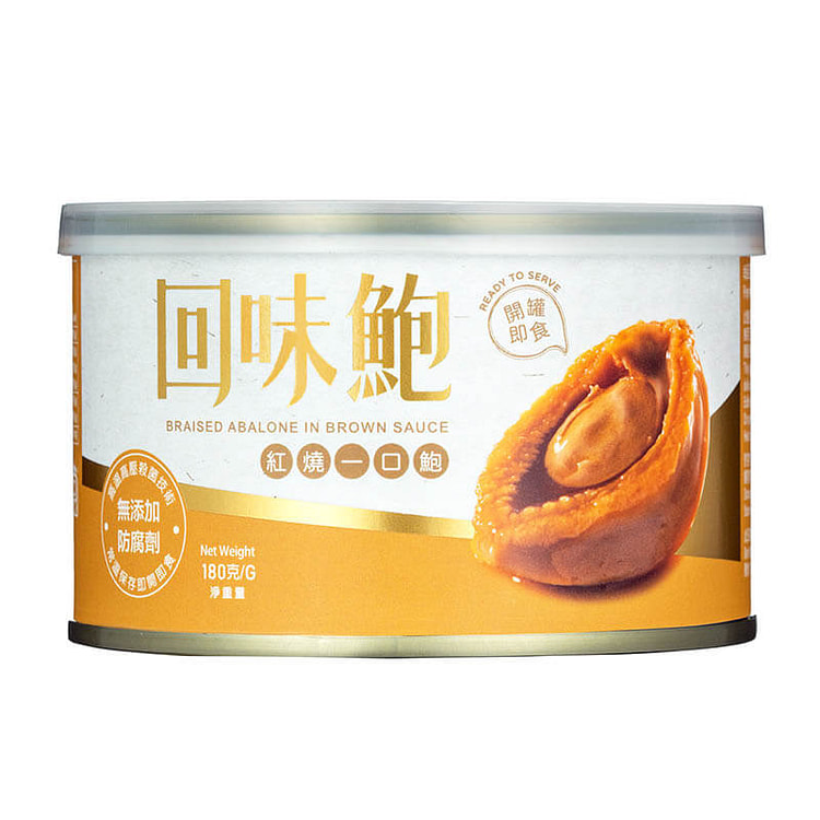Premier Food Braised Abalone in Brown Sauce 6pcs 6 count
