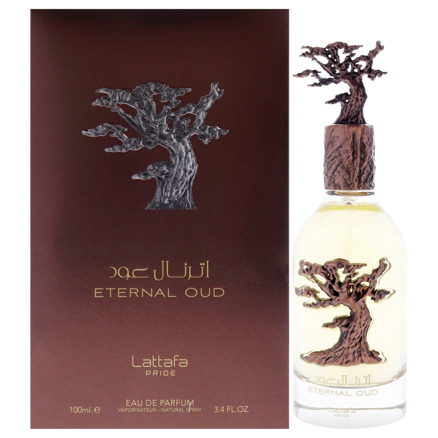 Pride – Eternal Oud by Lattafa for Unisex – 3.4 3.4 oz