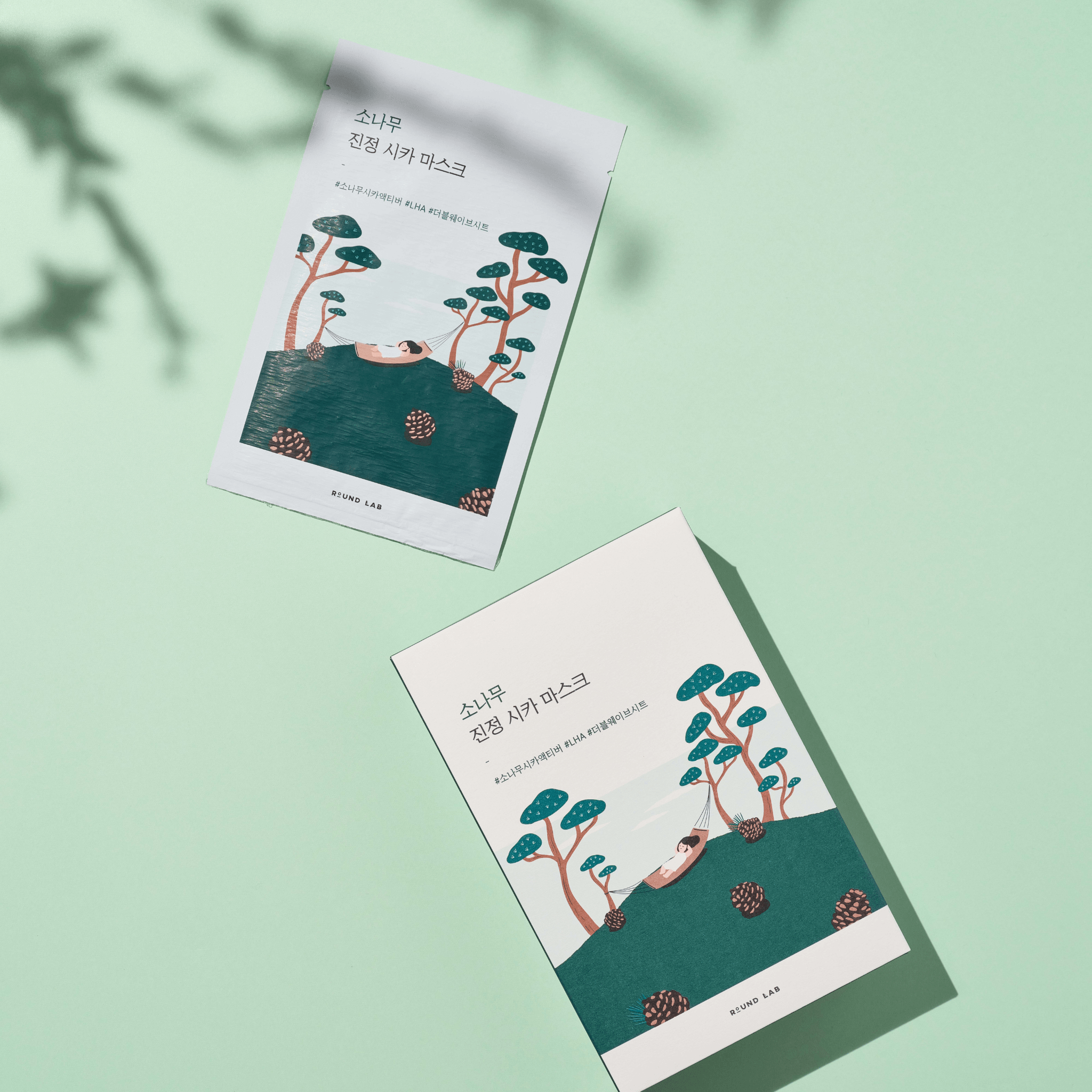 Round Lab Pine Calming Cica Sheet Mask 1 PC 37 克