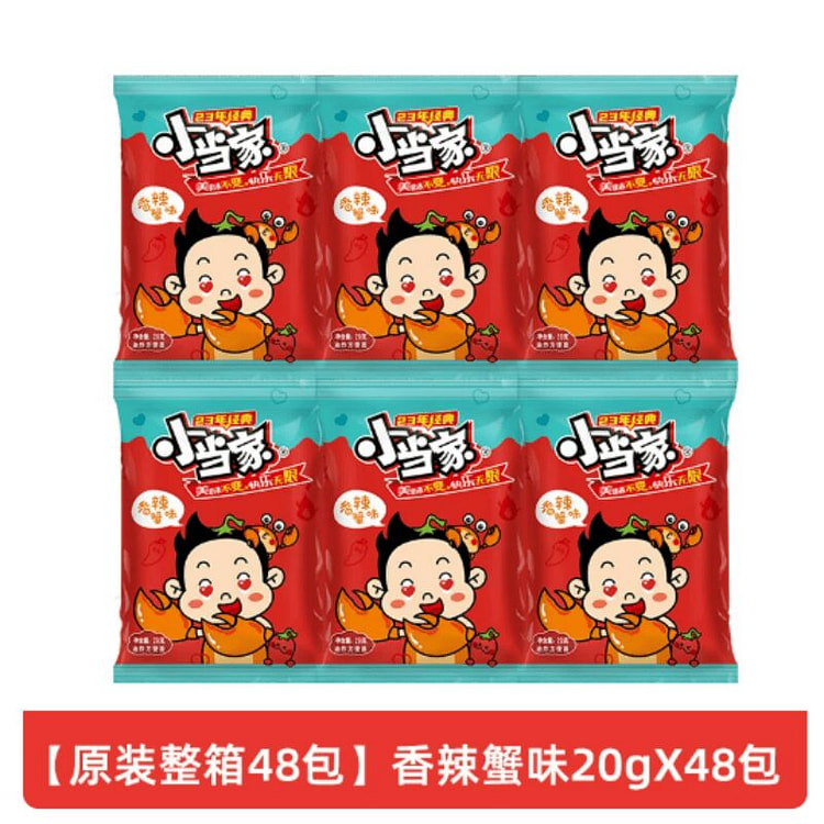 统一小当家干脆面香辣蟹味 20g*48 20 克