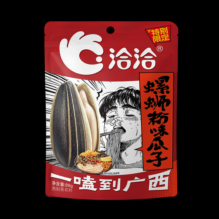 洽洽奇味瓜子螺蛳粉味葵花籽 88g*1袋装