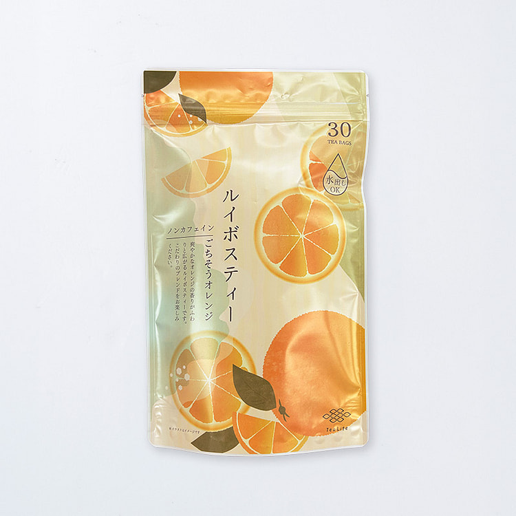 Tea Life Rooibos Tea "Gochiso Orange" 30 Bags 1 pack