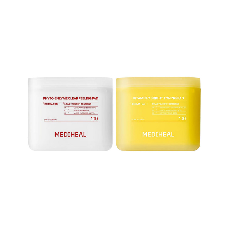 MEDIHEAL Day & Night Toner Pad Duo Texture 1 each