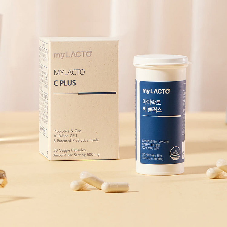 [myLACTO]C+ Premium Probiotic Capsules with Zinc
