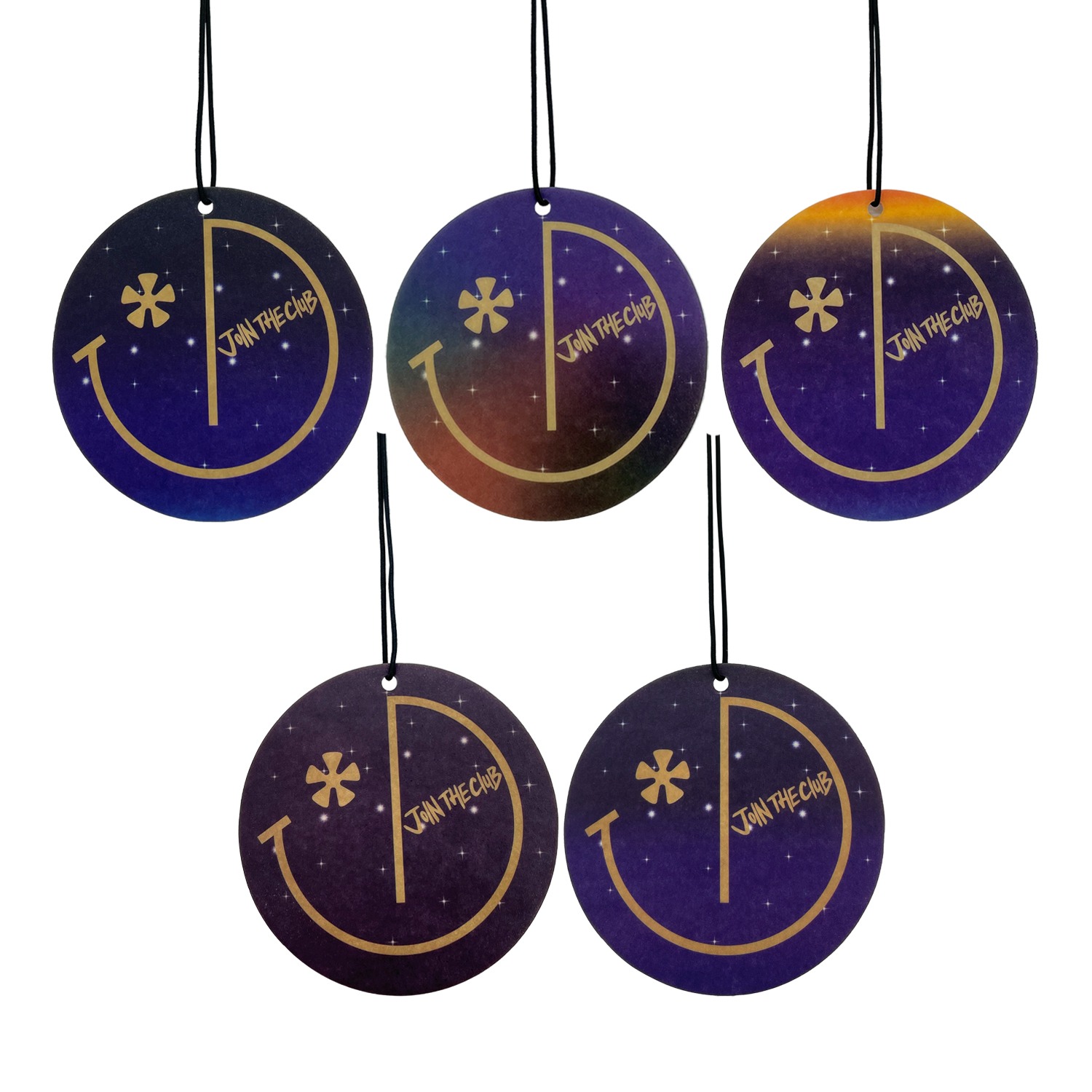 JoinTheClub 五色星空限定车载香薰片汽车用品车内饰品摆件 (5片装) 19.99 个
