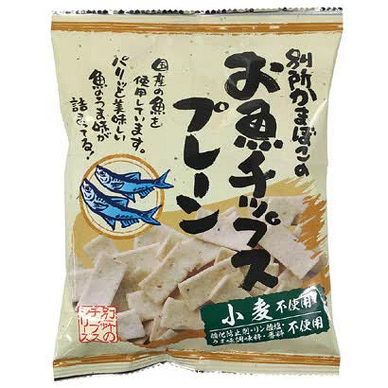 Bessho Kamaboko Fish Chips Plain 40g 1 each