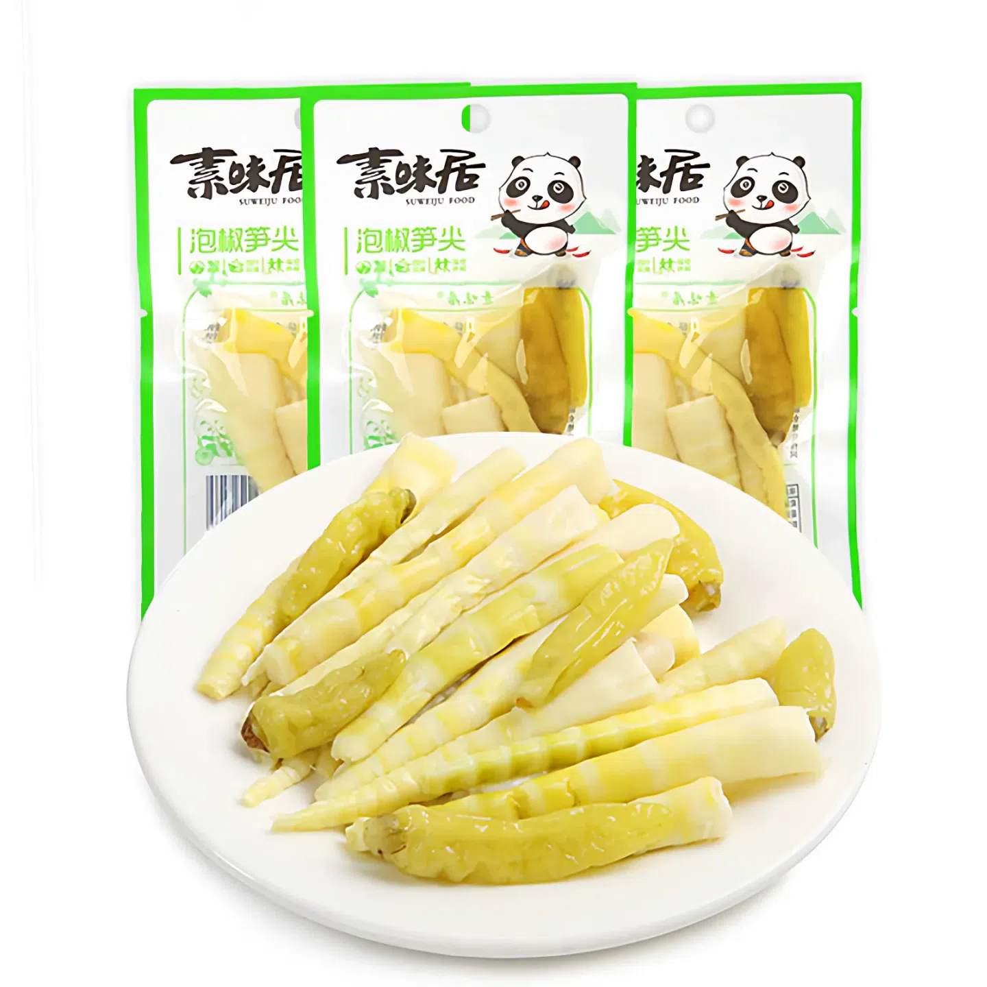 Suweiju pickled pepper bamboo shoots 22g*5 bags 110 g