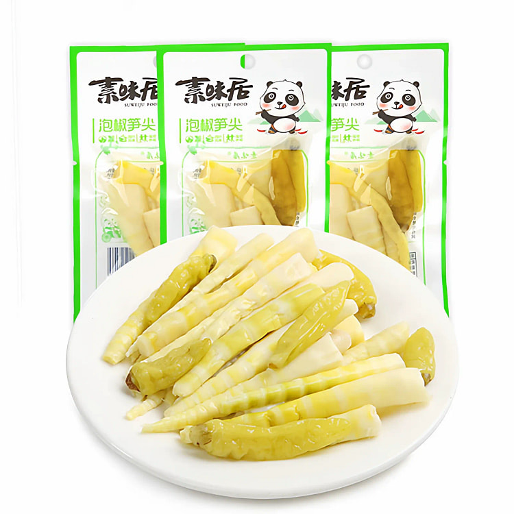 素味居 泡椒笋尖 小包装即食 22g*5袋 110 克