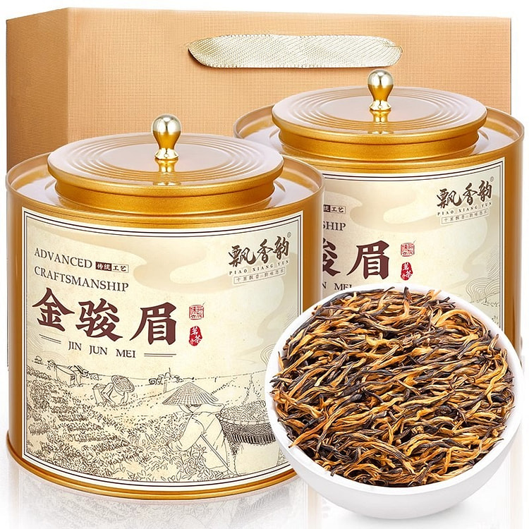 飘香韵特级武夷山金骏眉红茶 浓香蜜香型茶叶500g