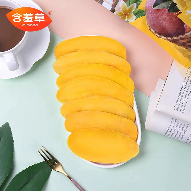 含羞草芒果干蜜饯果干果脯办公室休闲零食大果厚切100g*1袋