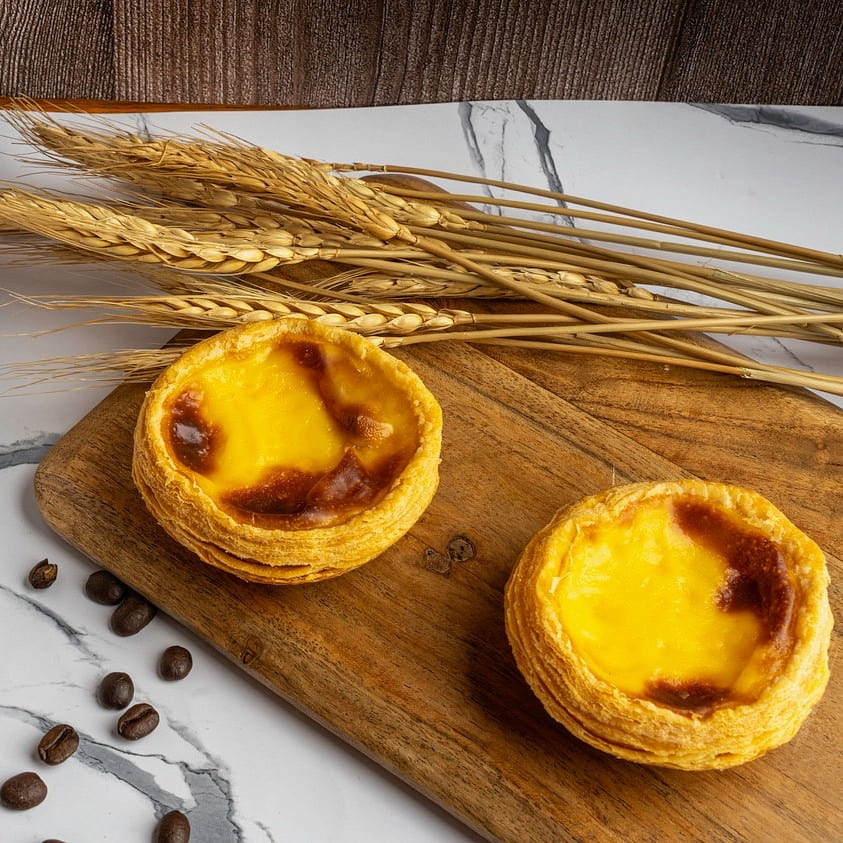 Tarte de ovo portuguesa 2 unid - Hong Kong Diamond bakery 1 unidade