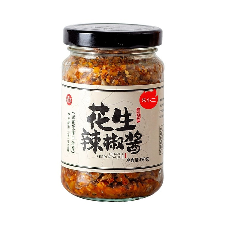 Zhu Xiaoer Stone Ground Peanut Chili Sauce, 170g 170 g