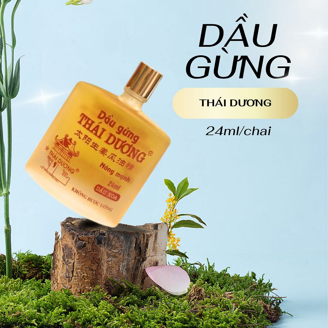 DẦU GỪNG THÁI DƯƠNG 24 ml