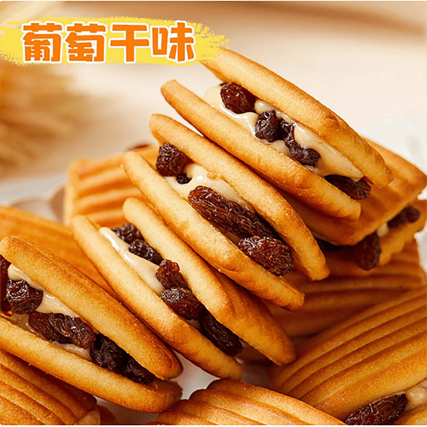 Nougat Raisin Flavored Cookies 150 g