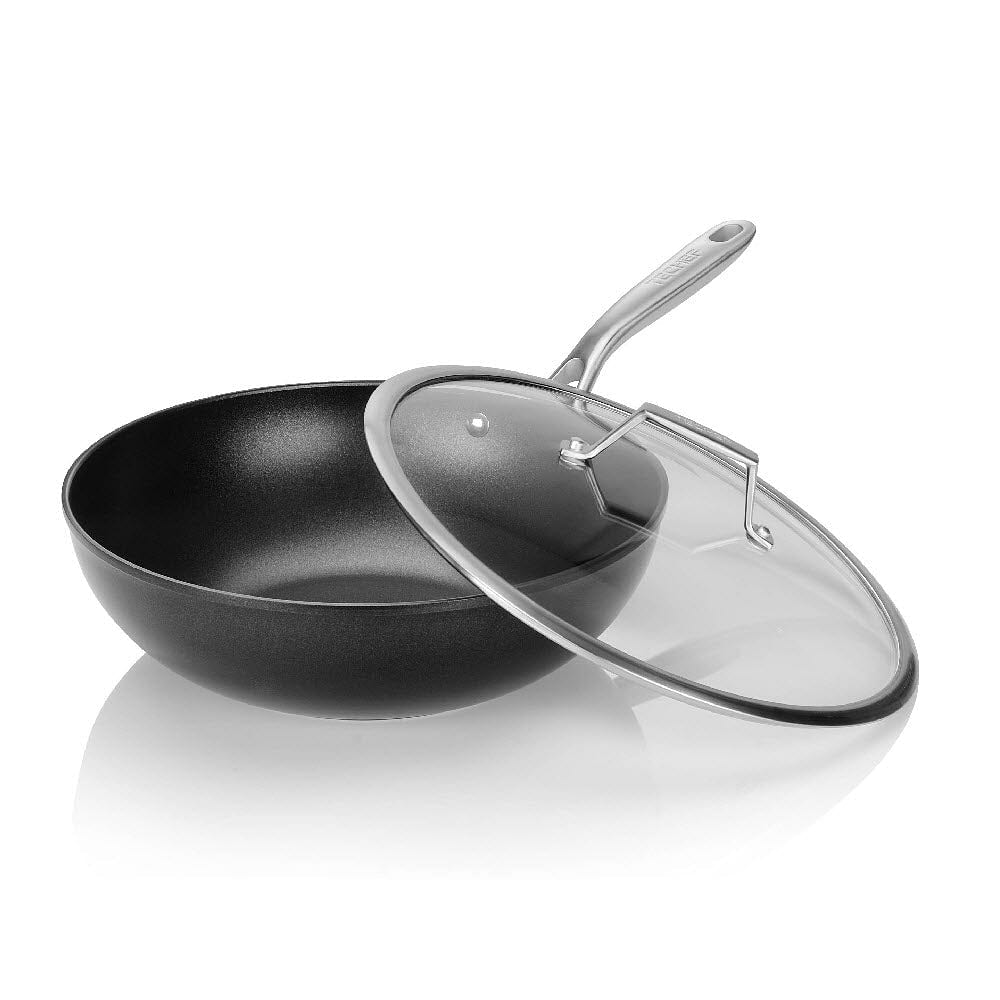 TECHEF Onyx - 12 Inch Wok/Stir-Fry Pan with Cover 1 each