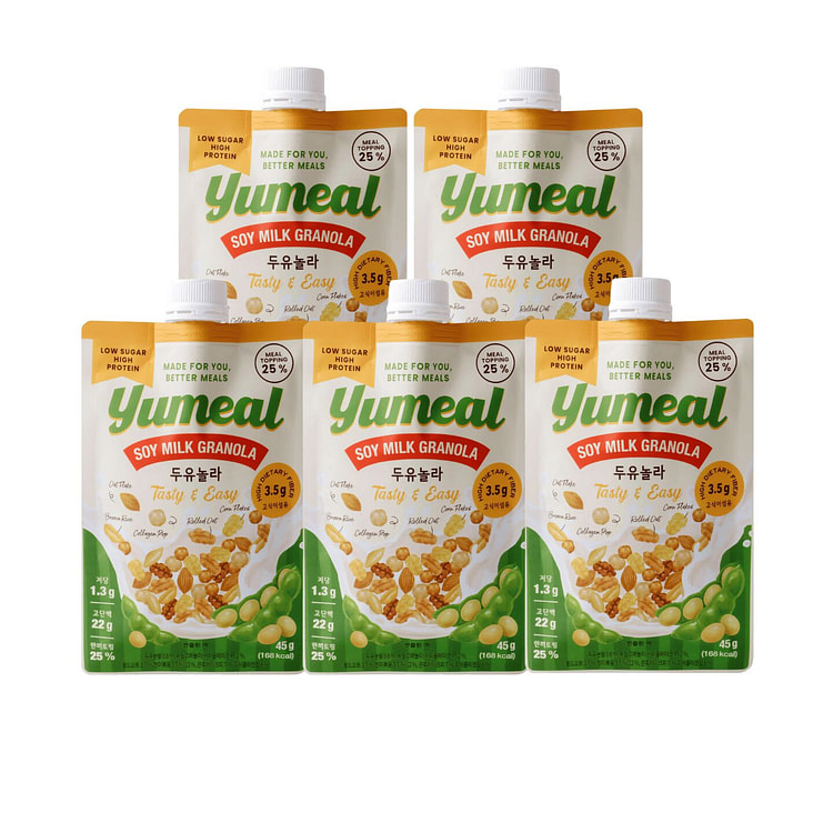Yumeal Soy Milk Granola Meal Shake 45g 5 Pouches 5 each
