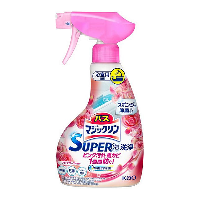 花王 浴室浴缸 泡沫清洁剂 350ml 玫瑰香