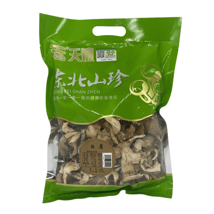 【东北特产】天锦有机白蘑200g*1