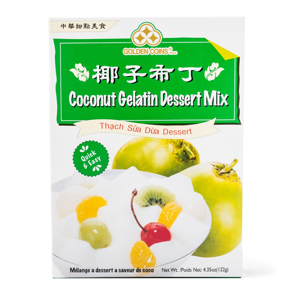 Golden Coins Coconut Gelatin Dessert Mix 122 g