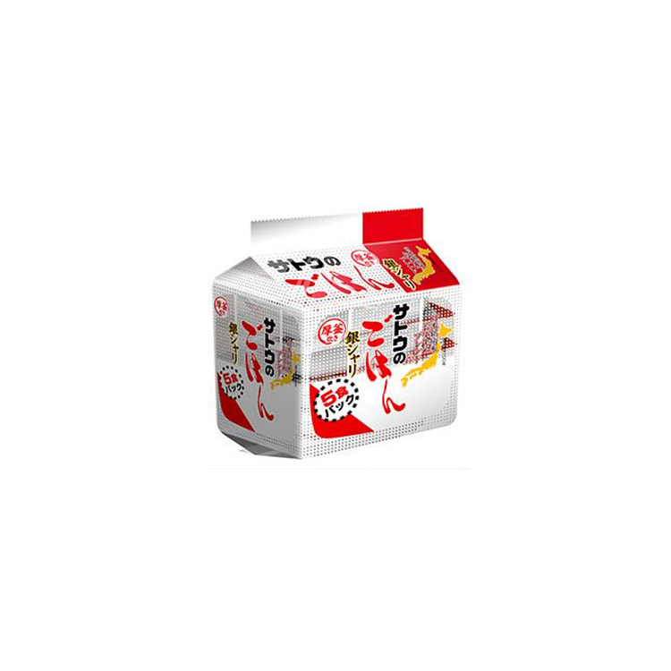 佐藤食品 厚釜炊制铭柄银米速食米饭 200g （保质期 01/25/2025 ）