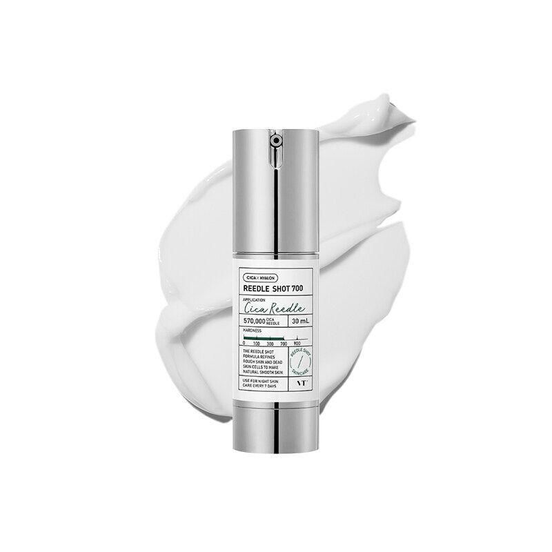 VT REEDLE SHOT 700 30mL 4本セット VT COSMETICS CICA Reedle Shot 700, Spicule Microneedling Serum for Pore  Care\u0026Exfoliation, Exosome\u0026Centella Asiatica for Glass Skin, Acne\u0026Blemish  Care,