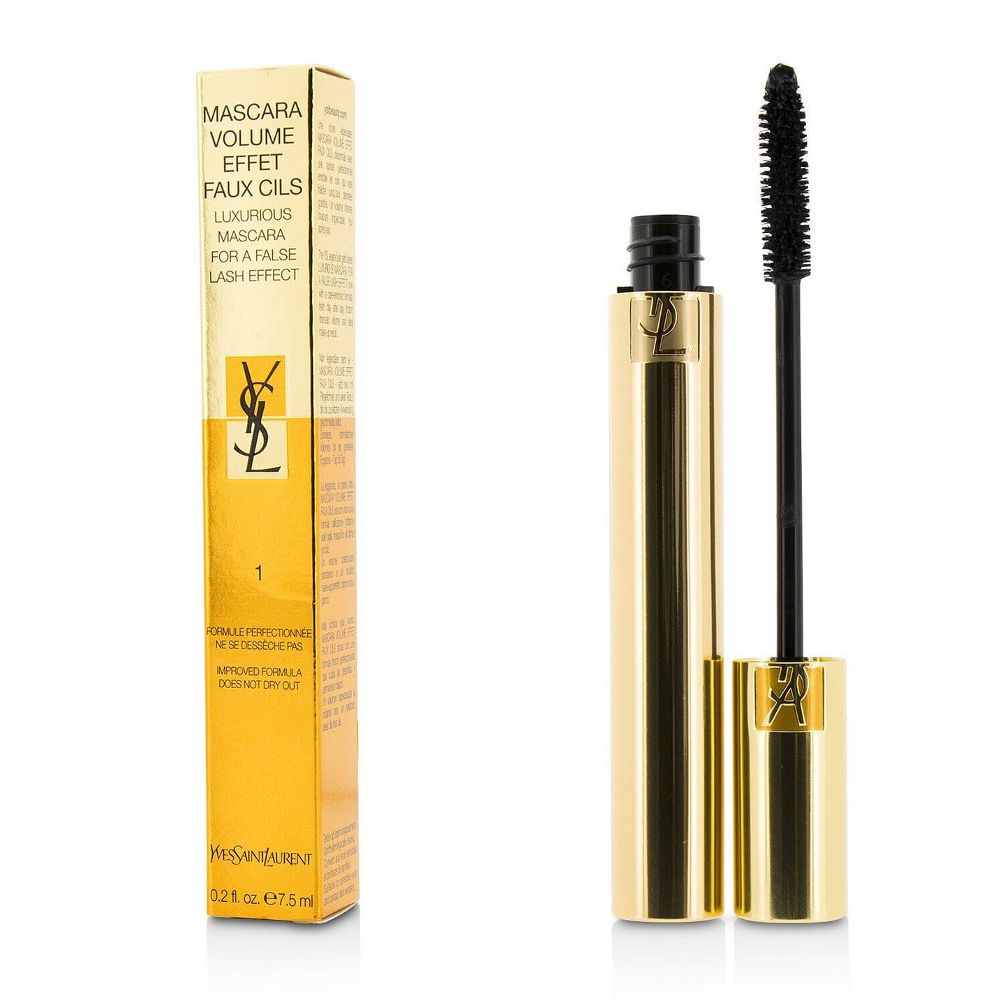 Yves Saint Laurent Mascara Volume Effet Faux Cils (Luxurious Mascara) – # 01 High Density Black 7.5 ml