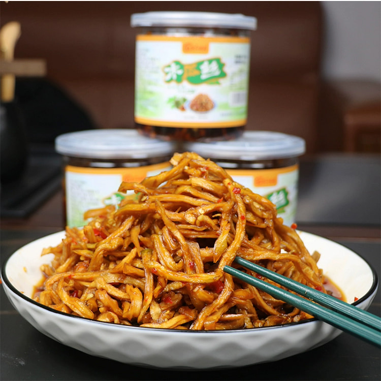 盛京沁香园香辣木瓜丝下饭菜268g*瓶