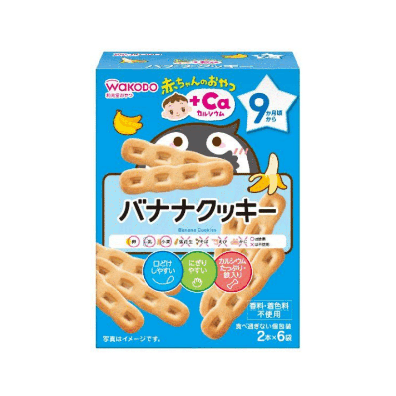 WAKODO Baby Teething Cookies 81g 1 케이스