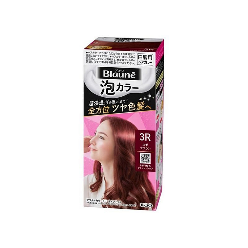 Kao Blone Foam Color 3R Rose Brown 108ml 1 개