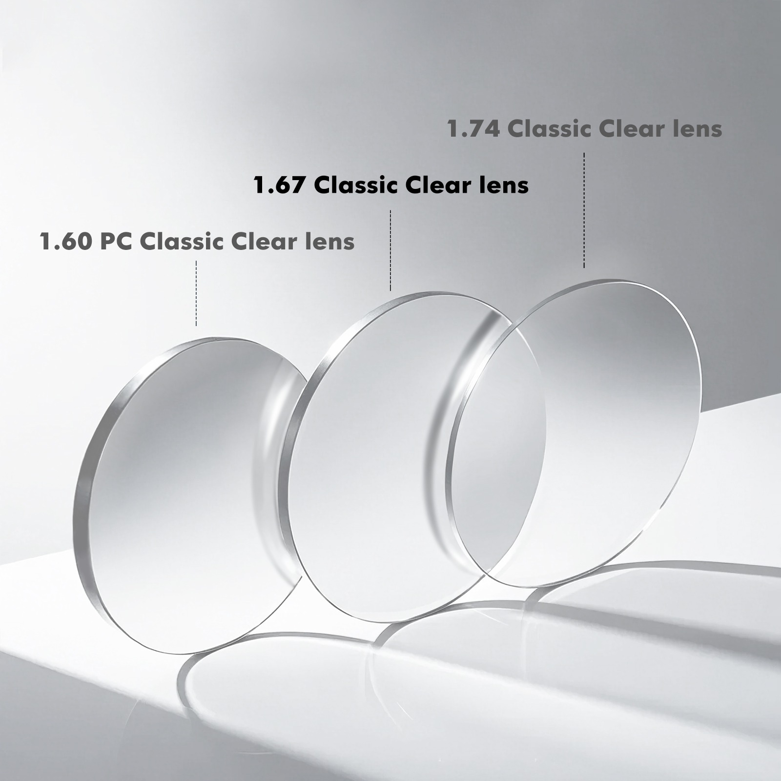 1.67 Classic Clear Lens (不单独售卖) - Weee!
