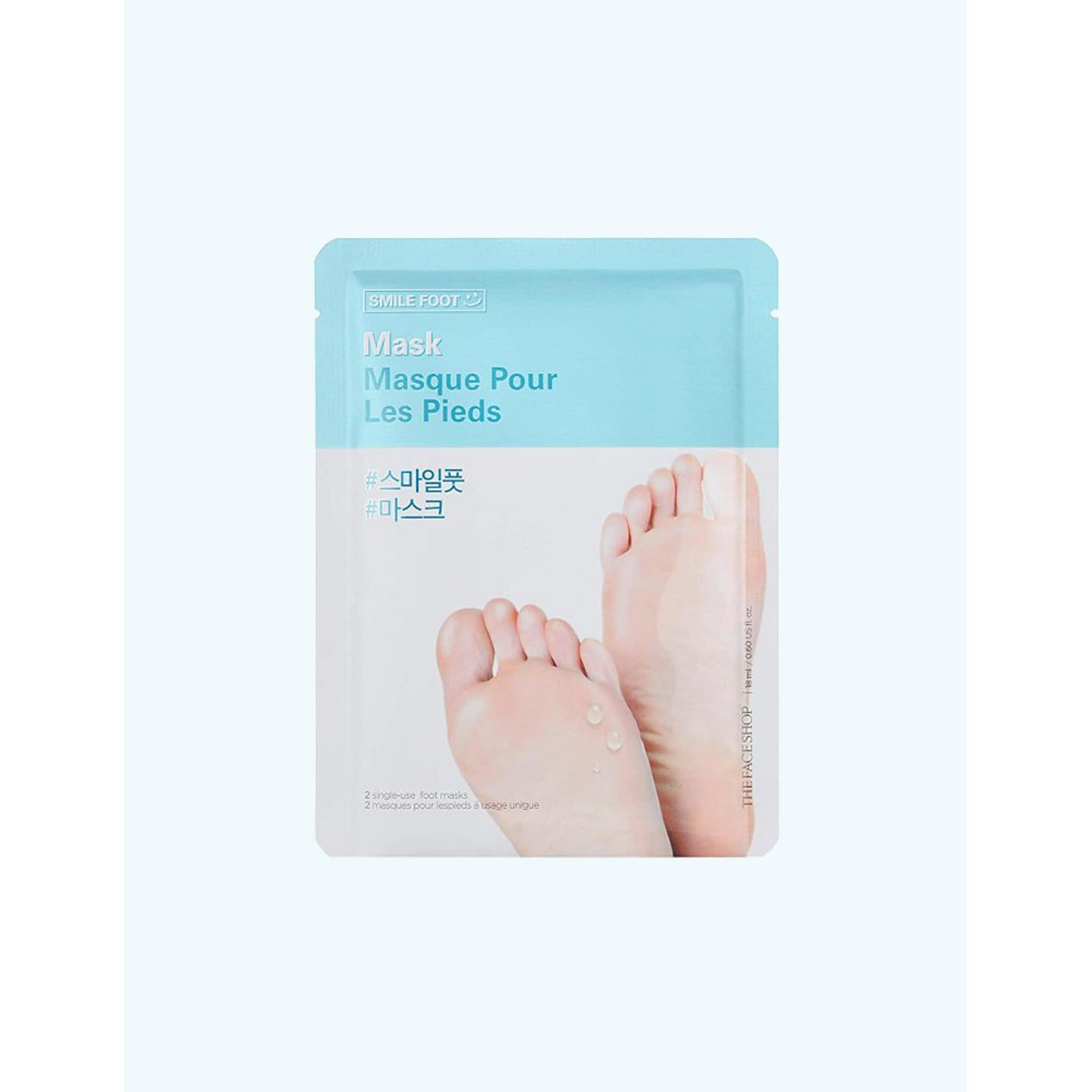 THE FACE SHOP Smile Foot Mask 1 each