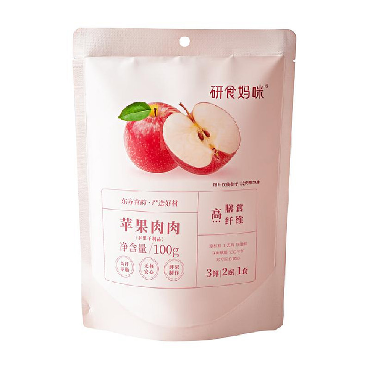 十月结晶富士苹果干原味100g*3袋