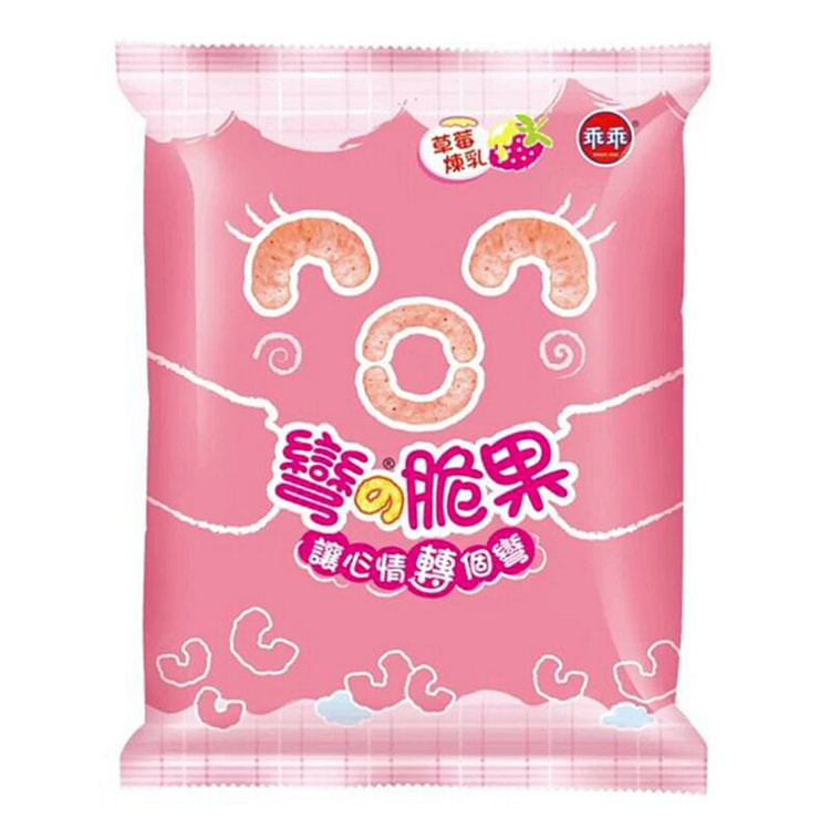 【乖乖】乖乖彎的脆果-草莓40g
